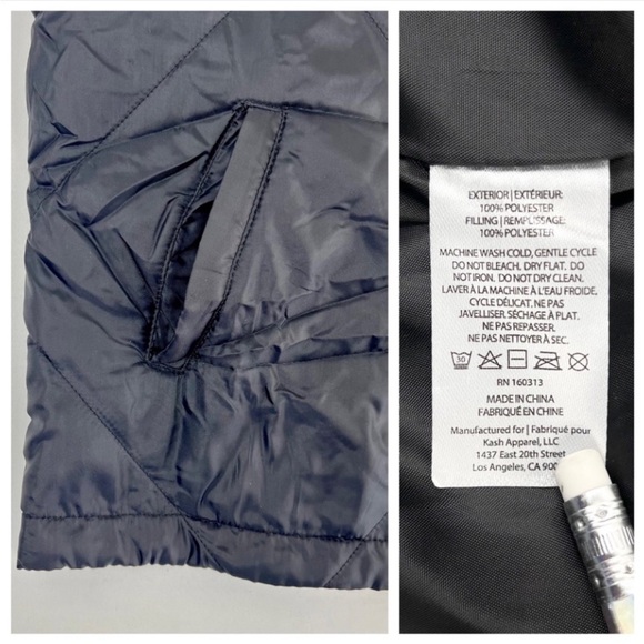 ❤️ NWT SOCIALITE Diamond Quilted Lightweight Puffer Vest Campcore Gorpcore Goth - Picture 11 of 14